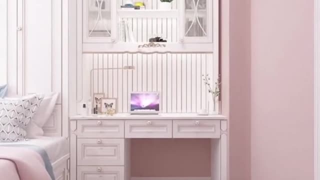 Small bedroom design for girls 💗