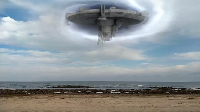Ufo in the sky