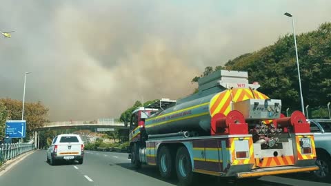 table mountain on fire