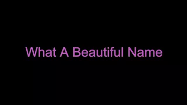 What a beautiful name