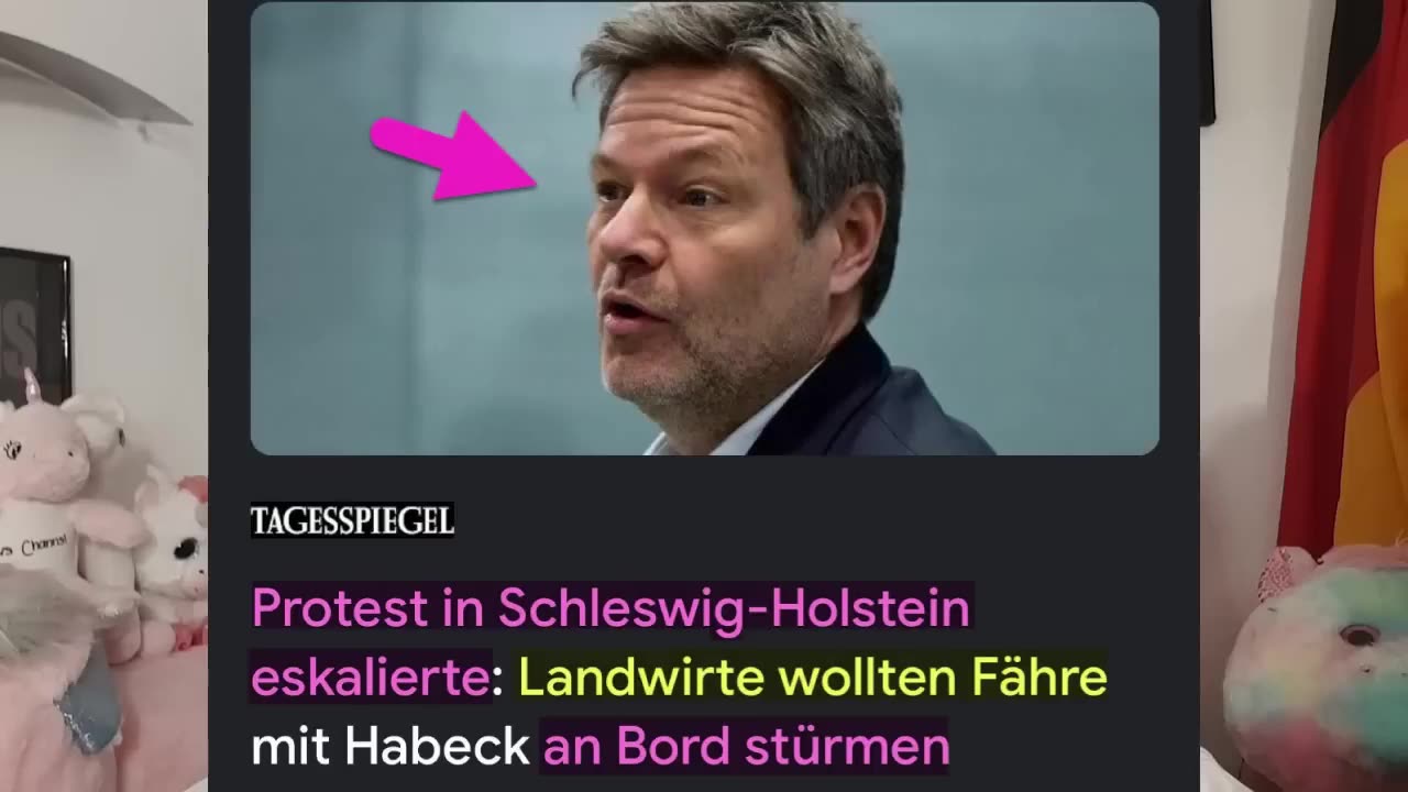 HABECK flieht vor wütenden BAUERN! ᴴᴰ🔥 (die Flucht in Wort und Bild)