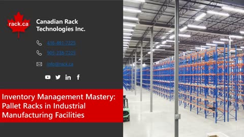 Inventory Management Mastery: Pallet Racks in Industrial Manufacturing Facilities