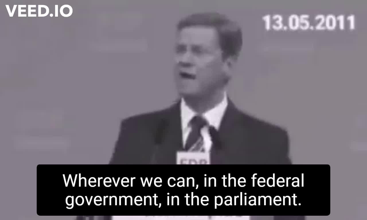 Former leader of FDP in Germany gave a powerful speech on freedom