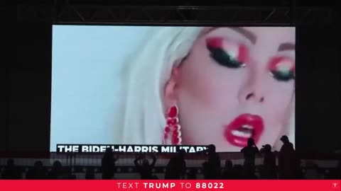 President Trump played this new clip at his rally.