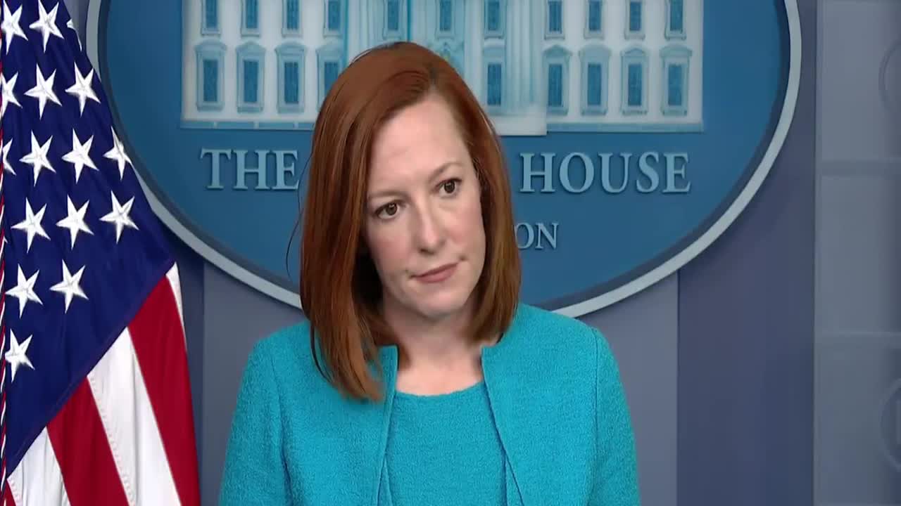 Jen Psaki Asked Why National Guard Had To Sleep On Garage Floors When Illegals Received Hotel Rooms