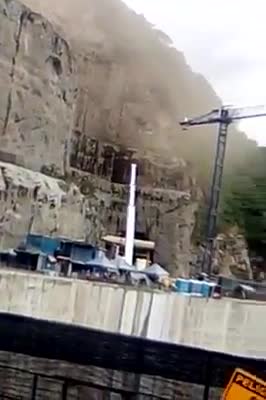 Emergencia en la represa