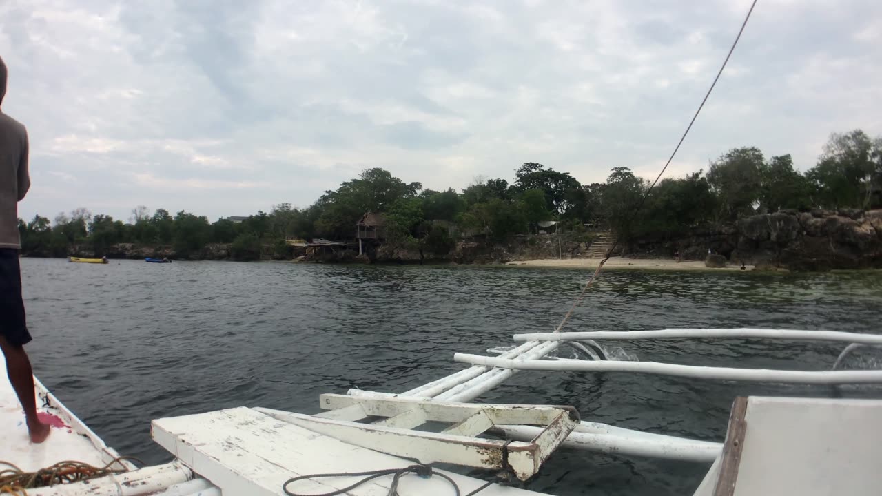 Island hopping in Panglao Bohol Philippines