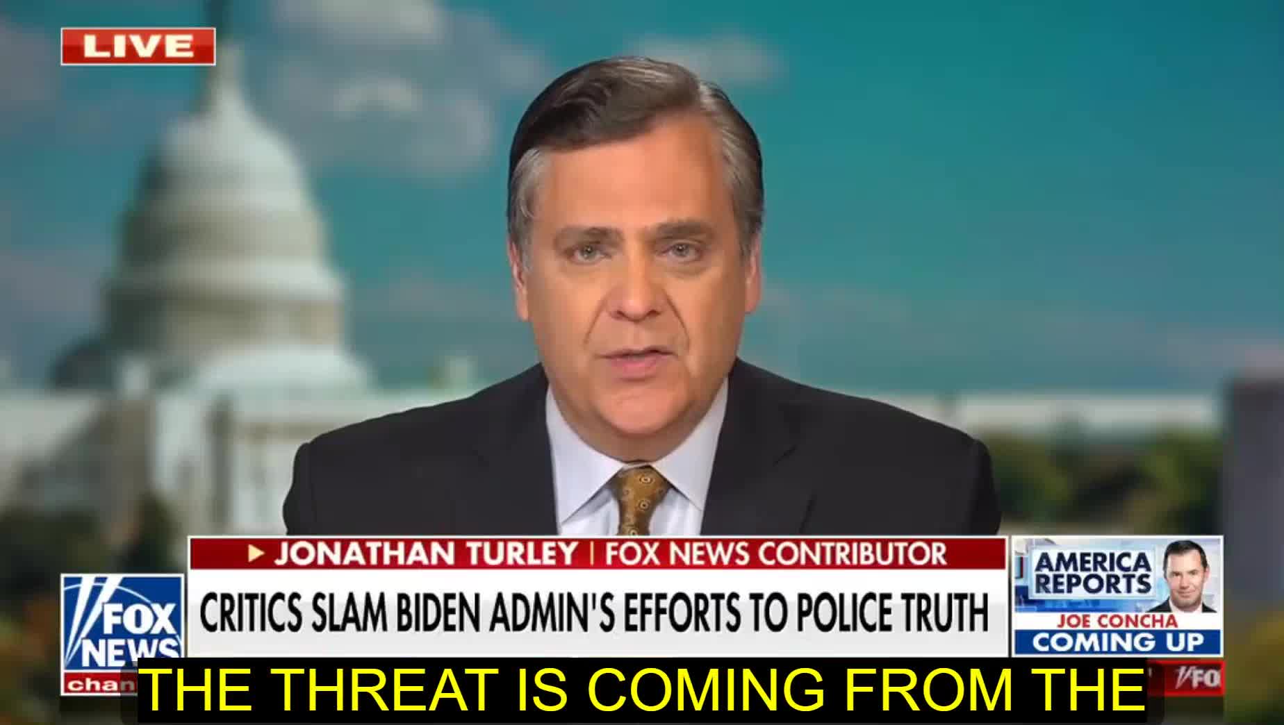 Jonathan Turley Biden and Obama arguably most anti-free speech presidents since John Adams