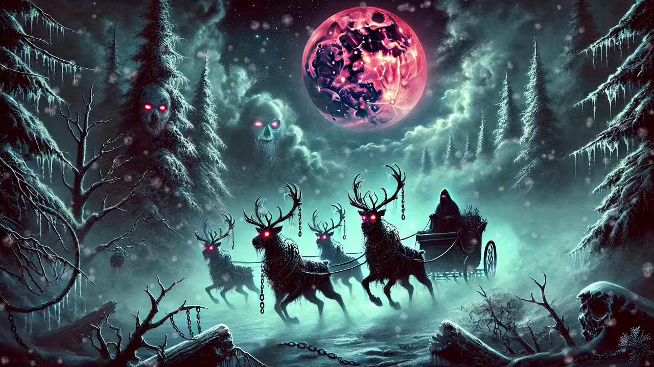 🦌 Delusionary Dissonance - Reindeer of the Damned | A Twisted Holiday Tale 🦌