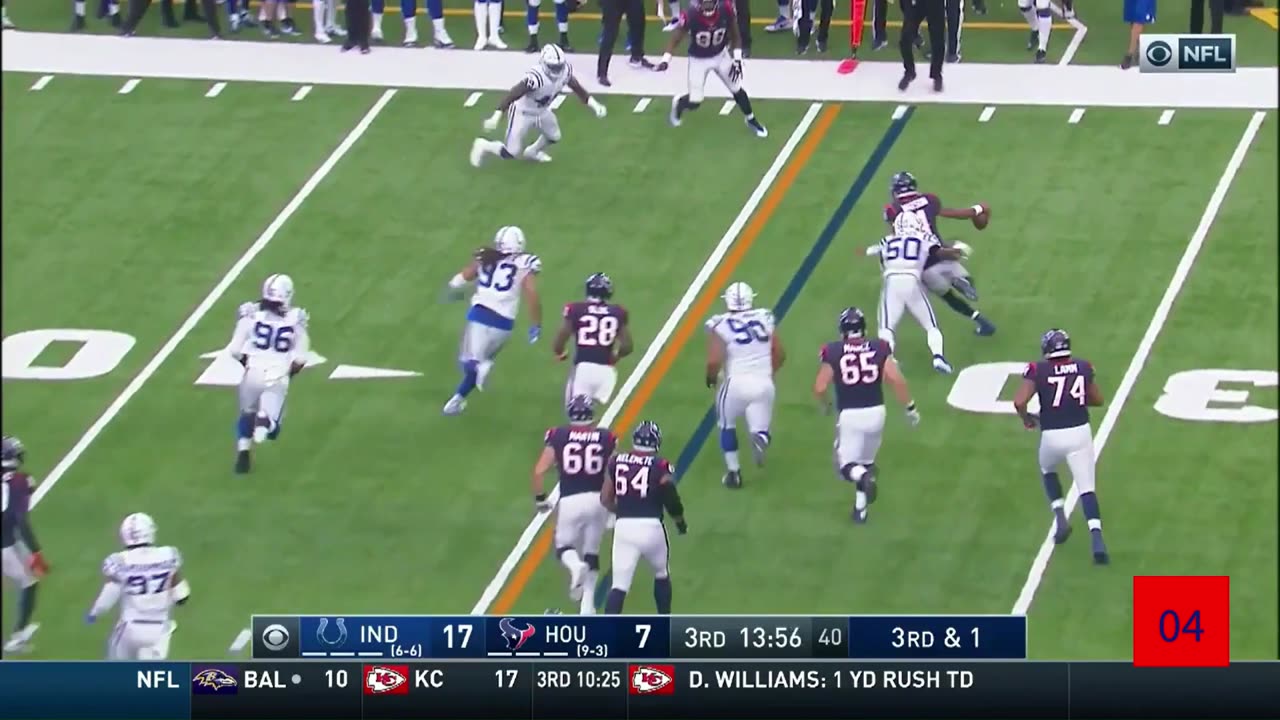 2018 Deshaun Watson Wk14 Rushing