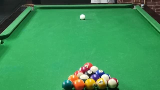 Himanshu Grewal Playing Pool Game