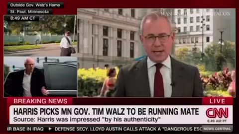 The Lamestream media got their psyop talking points for Walz