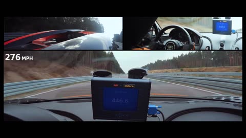 Bugatti Chiron hits 490 kph!