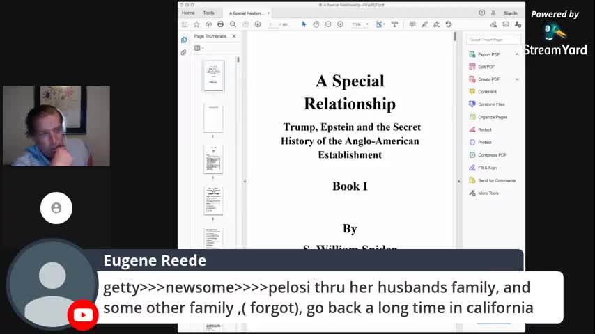 William Snyder discusses his book A Special Relationship: Trump, Epstein, AA Establishment