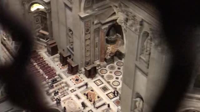 St. Peter's Basilica ( An inside look from the top floor )