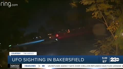 Did a 23ABC viewer's Ring camera capture UFO on video in Southwest Bakersfield?