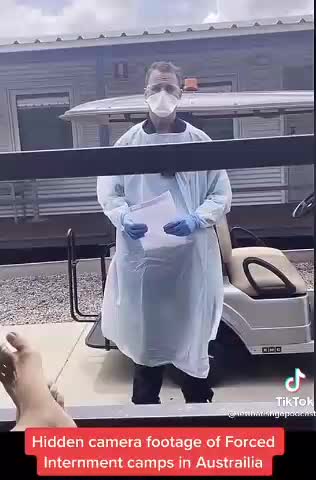 Forced Isolation camp seen through hidden camera footage