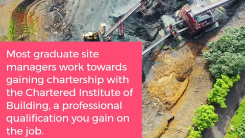 What are Qualifications you need to become a Site Manager