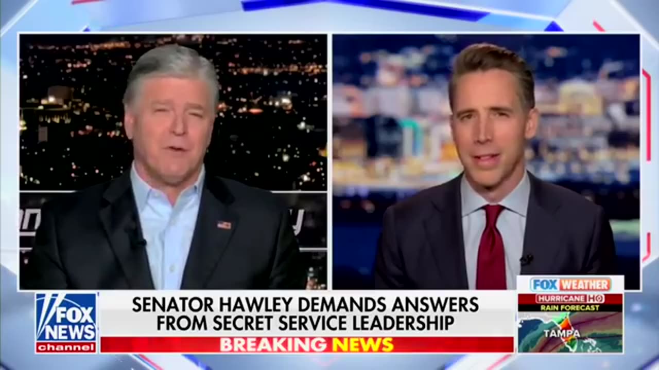 “How is This Happening”: Hawley Talks Secret Service Hiding Truth about Trump Protection