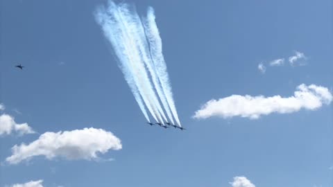 DS coming to their end roads Blue Angels fly over