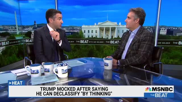 'Lunatic': Michael Cohen Demolishes Trump On Declassifying Docs 'By Thinking'