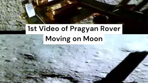 Chandrayan first video of rover pragyan