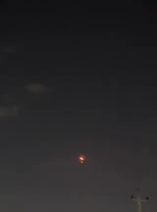 Missiles have been sighted over Iraq, with a trajectory towards Israel.