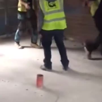 Workers stupid play