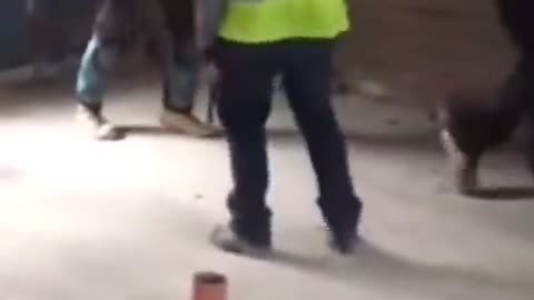 Workers stupid play