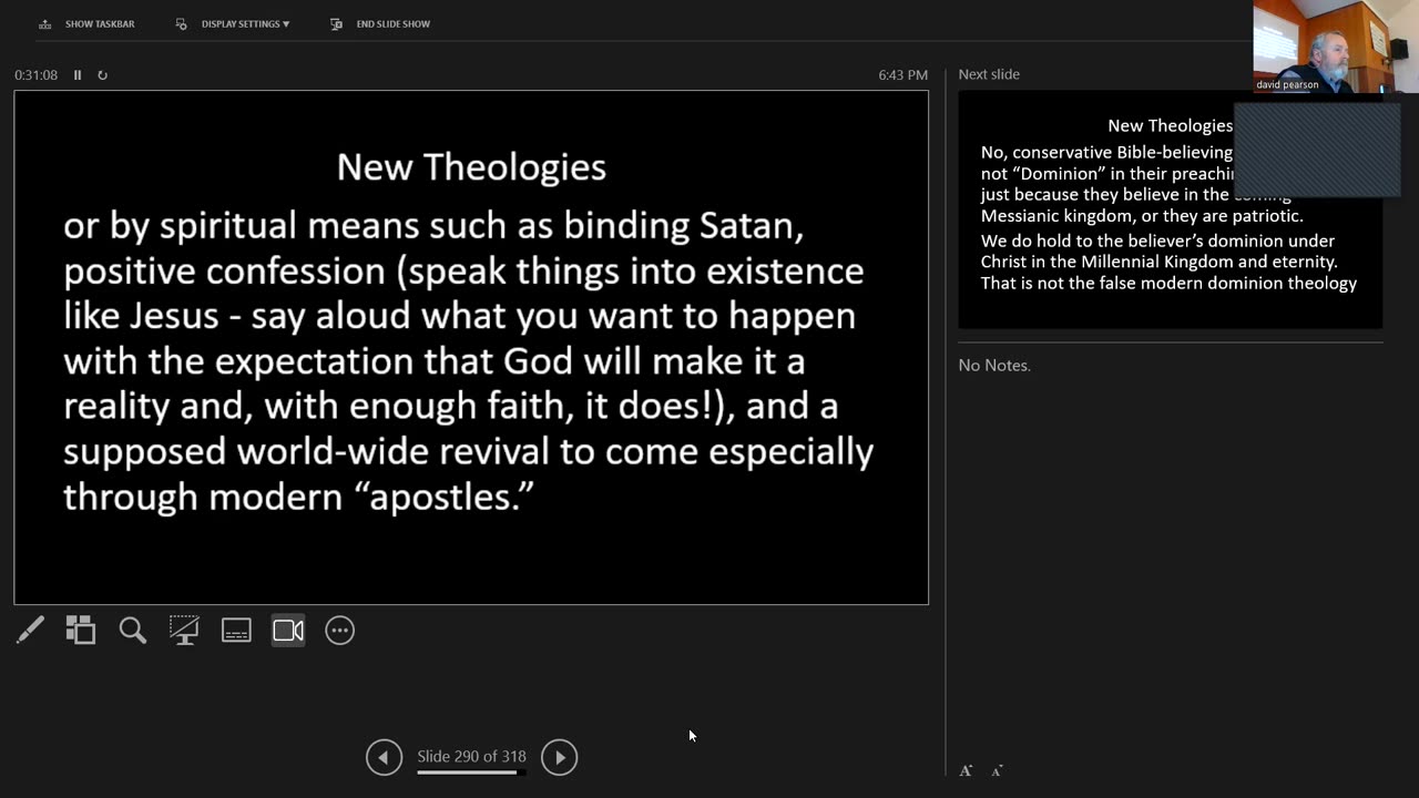 Wednesday April 3, 2023 Foundations II Apologetics: The Danger of the Non-literal Method