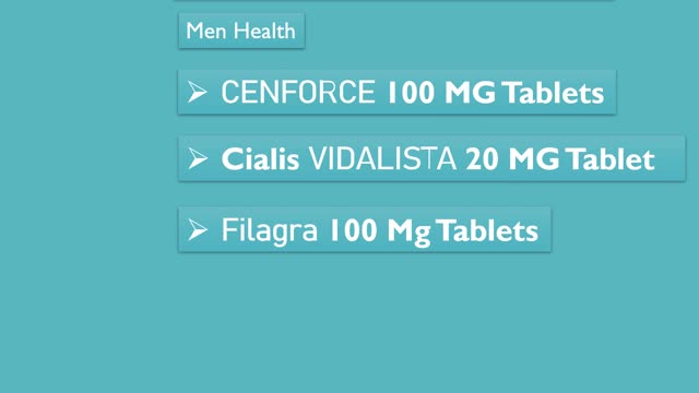 Cialis Vidalista 40, 60 Mg Tablet helps in treating erectile dysfunction