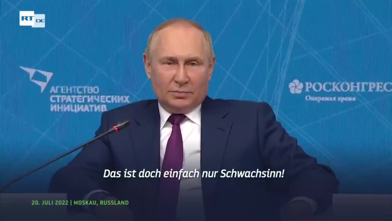 Putin Wassersparen um ihn zu ärgern
