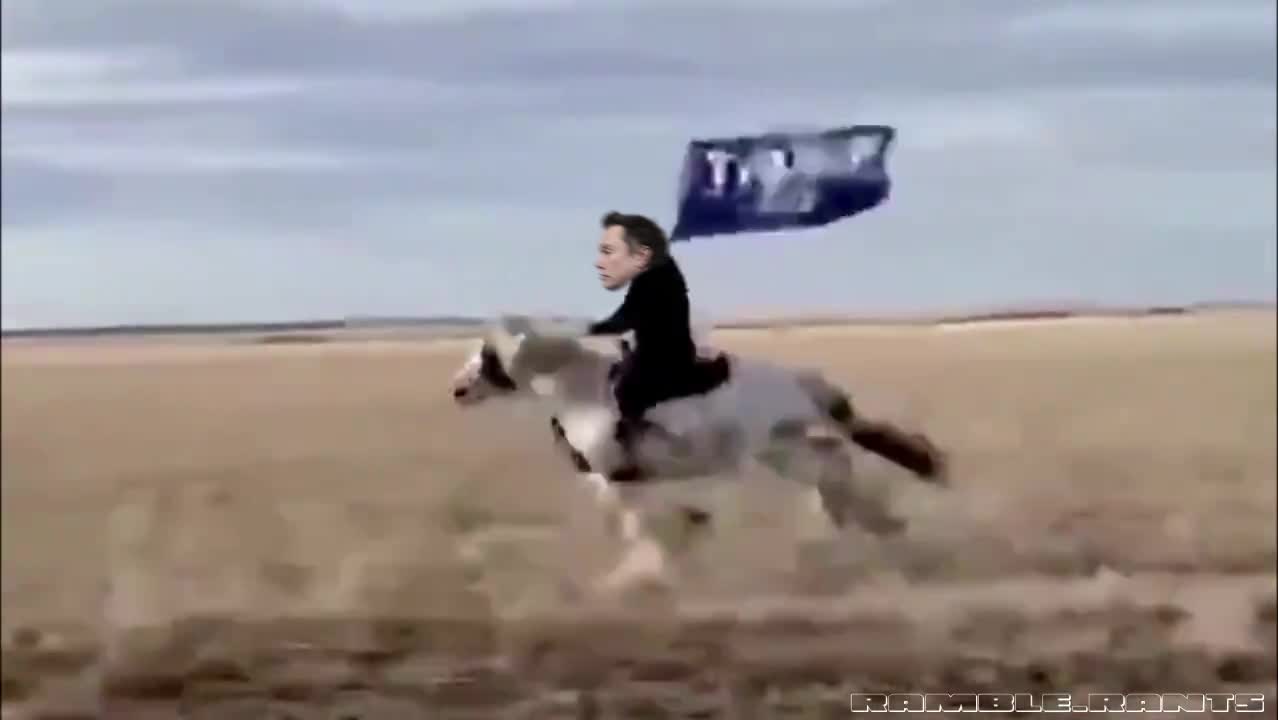 Musk Rides For MAGA