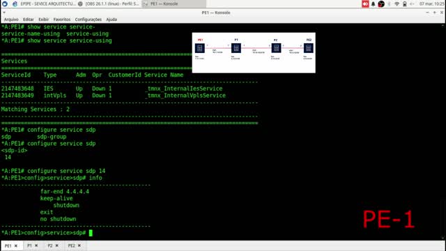 NOKIA - EPIPE - ARQUITETURA DE SERVIÇOS MPLS - GRE (Prática) - Parte 2