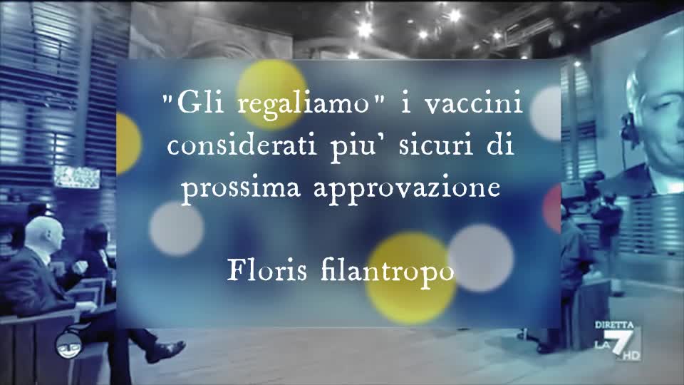 Ritagli di regime: Floris a DiMARTEDì e le invidie sui vaccini più sicuri