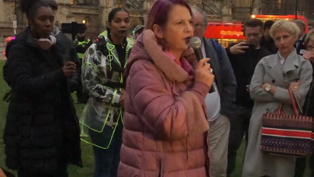 Anna de Buisseret speech at Parliament Square, U.K.