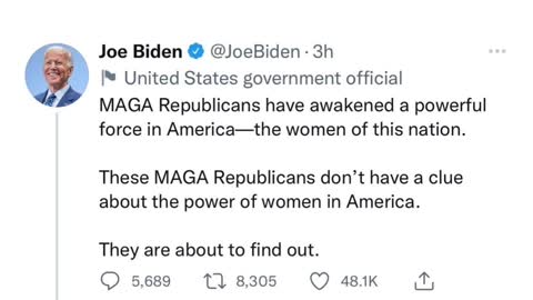 Define woman, Joe....