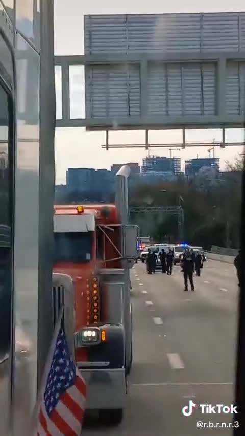 The people's Convoy escorted out of DC