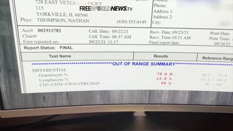 Dr Thompson Blood Work Samples