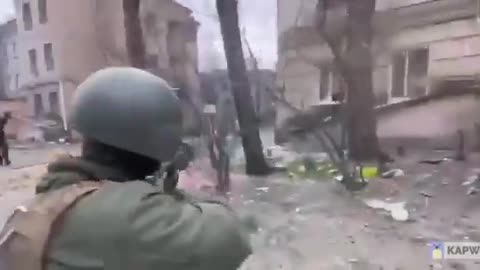 Footage of the battle of the military of the Lugansk Republic in Rubizhne