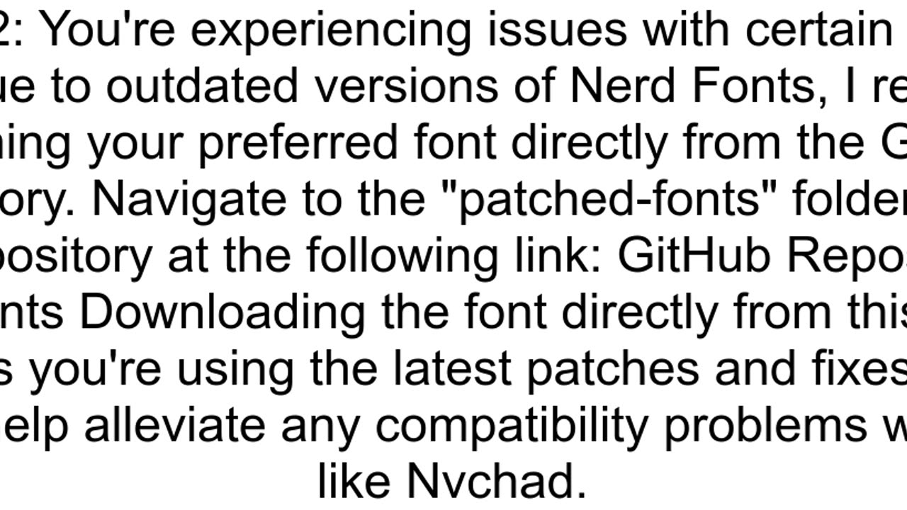 Nerd Fonts folder icon not showing up