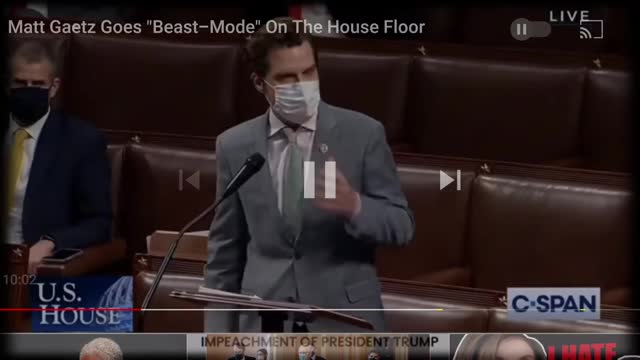 Gaetz goes beast mode.