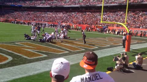 Raven's fan angers Browns fans