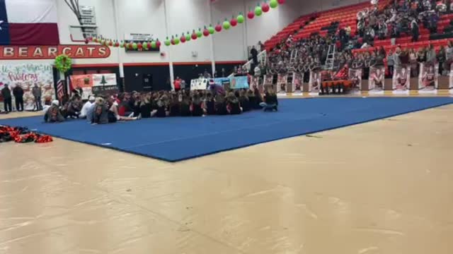 Aledo High school 2019 Xmas State Championship game Traditional Pep Rally