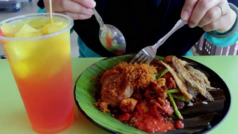 Having meal