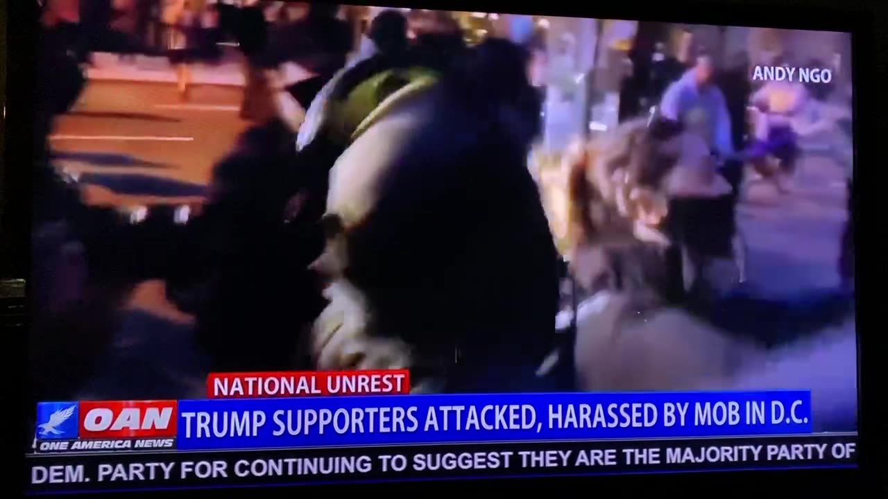 11/15/20 2nd half of report DC March Libs attacked Trump supporter