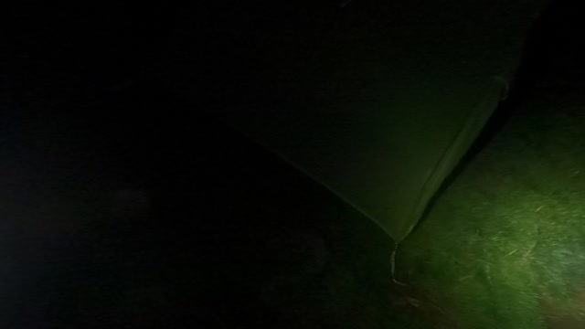 I had to repitch the tent. Riverside wildcamping