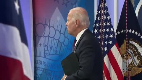 Biden today after his dark prime time speech yesterday: "I don't consider any Trump supporter..."