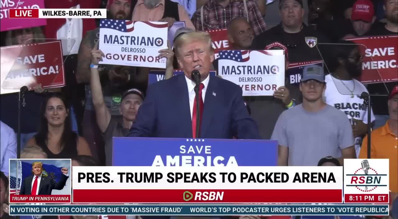 President Trump pleads with Durham to hurry up and then goes off on the deep state.