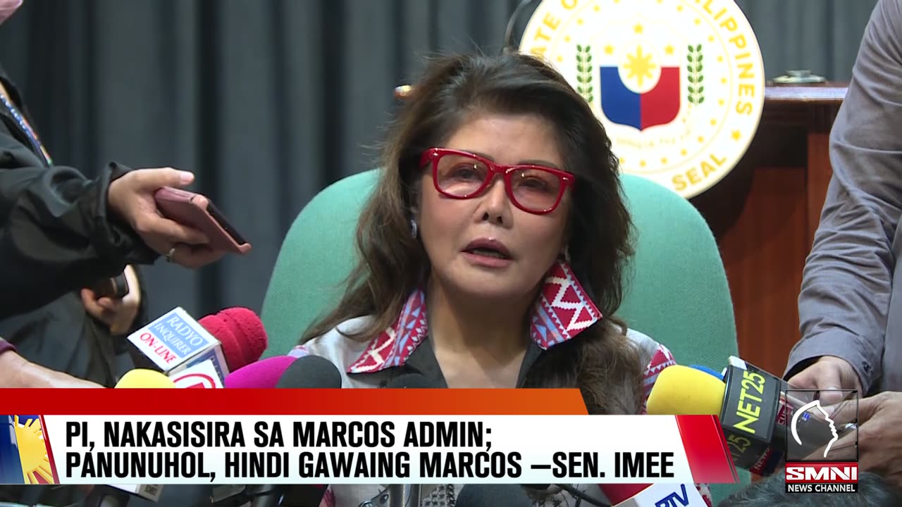 People's initiative, nakasisira sa Marcos admin; panunuhol, hindi gawaing Marcos —Sen. Imee